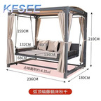 500usd Outdoor Swing Bed Nordic Swimming Pool Side Kfsee Lounge Chair