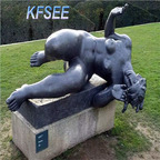 5000usd Star Love People Hot Outside Kfsee Statue
