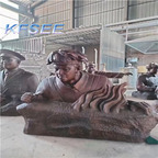 2500usd Simple Lucky To see Super Outdoor Kfsee Statue