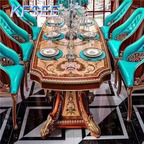 4000usd Castle Beautiful with 6 chair Kfsee Dining Table Set