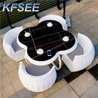 400usd Clover Design Kfsee Dining Table Set Outdoor Furniture