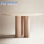 500usd 150cm Round Wood Countryside Super Kfsee Dining Table
