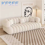 300usd 200cm length Boucle 3 Seater Kfsee Sofa Furniture