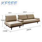 900usd 286cm length Good Sleeper Minimalist Kfsee Sofa Bed