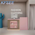 250usd 120*60*100cm Romantic Cool Kfsee Rattan Reception Table Cashier