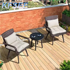 160usd Kfsee Garden Rattan 1 table and 2 chair
