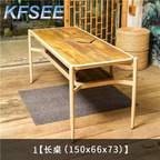 500usd 150cm length Kfsee Garden Dining Table