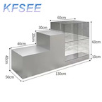 500USD 130cm length OK Kfsee Reception Table Desk