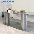 300usd 180*60*80cm Arch Industrial Kfsee Reception Table