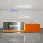 350usd 180*60*100cm Luxury ins Kfsee Reception Table