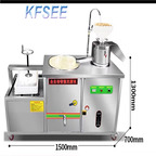 1000usd 30kg one hour 65L(56*50CM) Tofu Doufu Kfsee Food Machine