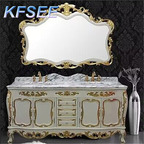 600usd 160cm length Home Castle Beautiful Kfsee Bathroom Cabinet