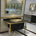 650usd 120cm length Castle Beautiful Kfsee Bathroom Cabinet
