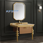 550usd 80cm length Castle Beautiful Kfsee Bathroom Cabinet