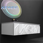 800usd 80cm length Future ins Princess Kfsee Bathroom Cabinet