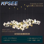 260usd 150cm length Business Kfsee Ceiling Lamp