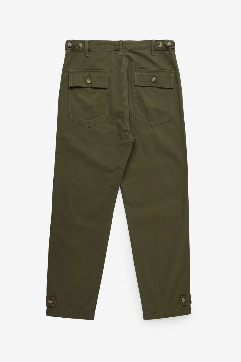 Japanese Cotton Twill U.S. Military Baker Pants,unisex-2