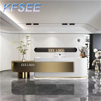 390usd 180*60*100cm Fashion ins Kfsee Reception Table Desk