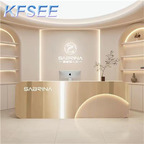 390usd 180*60*100cm Arch Wave ins Kfsee Reception Table Desk