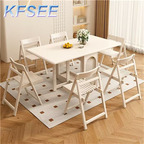 450usd 170cm length with 6 chair Foldable Your Kfsee Dining Table