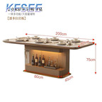 680usd 200cm length Home Your Luxury ins Kfsee Dining Table