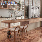 1000usd 120+120cm length Simple Kfsee Dining Table