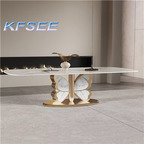 900usd 180*90*75cm Luxury Kfsee Dining Table Butterfly in love