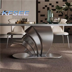 900usd 180*80*75cm Big House Luxury Kfsee Dining Table in love