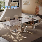 1500usd 280*80*75cm Big House Luxury Kfsee Dining Table in love