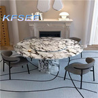 800usd 120*120*75cm Best Minshuku Kfsee Dining Table