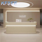 250usd 120*60*100cm Beautiful Spa Kfsee Reception Table Cashier