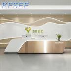 350usd 120*60*100cm Beauty Spa Kfsee Reception Table Cashier
