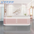 250usd 120*60*100cm Beauty Spa Suitable Kfsee Cashier Reception Table
