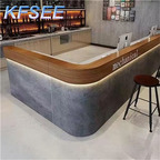 250usd 120*60*100cm Industrial Kfsee Salon Reception Table
