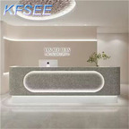 300usd 120*60*100cm Arch Kfsee Salon Reception Table