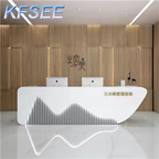 300usd 120*60*100cm Reception Counter Minshuku Spa