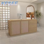 300usd 120*60*100cm Kfsee Reception Cashier Counter Salon