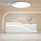 250usd 120*60*100cm Fashion ins Kfsee Reception Table Desk Cashier