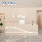 300usd 120*60*100cm Beauty Shop Fashion Kfsee Reception Table
