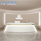 300usd 120*60*100cm Beauty Shop Fashion Kfsee Reception Table