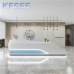 300usd 120*60*100cm Beauty Salon ins Kfsee Reception Table
