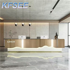 400usd 180*60*100cm Salon Kfsee Counter Reception Table