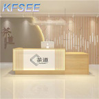 300usd 150*60*100cm ins Kfsee Cashier Beauty Reception Table