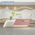 350usd 150*60*100cm Pure Love Kfsee Cashier Beauty Reception Table