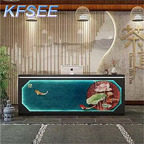 300usd 150*60*100cm Kfsee Beauty Reception Table Desk