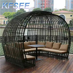 2300usd Kfsee Rattan Swimming Pool Side Beach Sunbed
