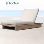 600usd ins Super Hot Kfsee Hotel Rattan Furniture Sunbed
