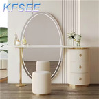 400usd with Mirror Honey 100cm length Luxury Kfsee Make Up Table Dresser