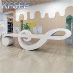 900usd 160*60*100cm ins Salon Beauty Kfsee Reception Table Cashier