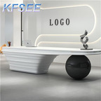 900usd 160*60*100cm ins Salon Beauty Kfsee Reception Table Cashier